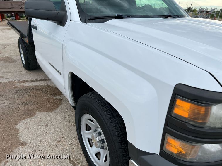 image for item DQ1955 2014 Chevrolet Silverado 1500  flatbed pickup truck