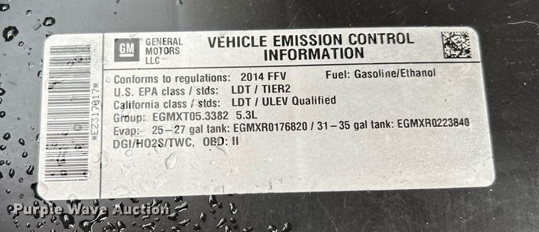 image for item DQ1955 2014 Chevrolet Silverado 1500  flatbed pickup truck