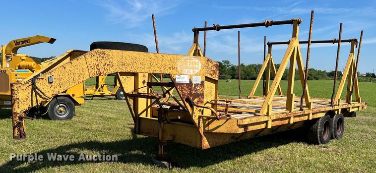 image for item DQ2049 1990 Gooseneck 90-20x8-B6B1  reel trailer