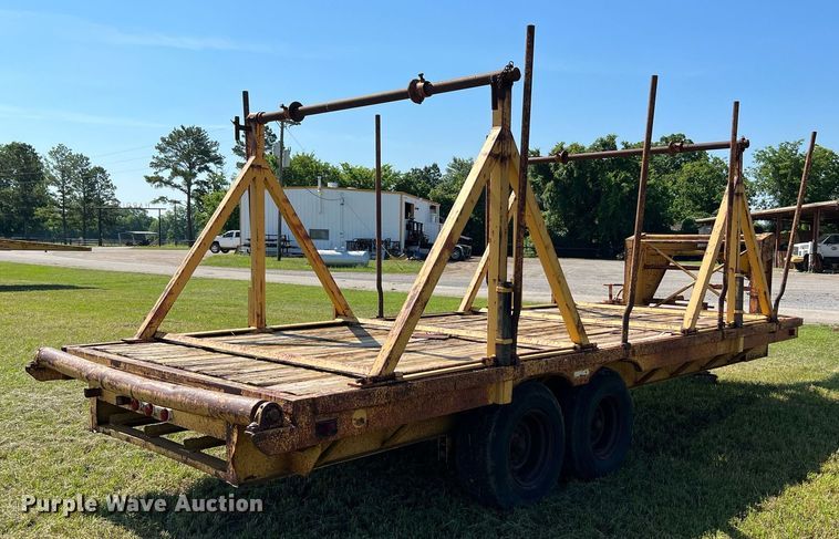 image for item DQ2049 1990 Gooseneck 90-20x8-B6B1  reel trailer