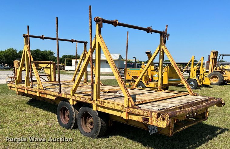 image for item DQ2049 1990 Gooseneck 90-20x8-B6B1  reel trailer