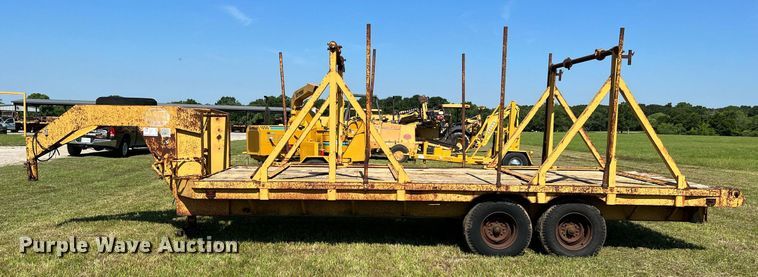 image for item DQ2049 1990 Gooseneck 90-20x8-B6B1  reel trailer