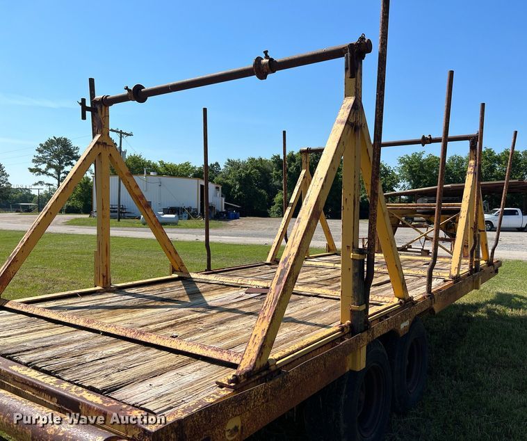 image for item DQ2049 1990 Gooseneck 90-20x8-B6B1  reel trailer