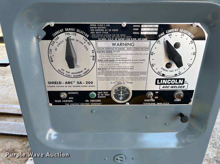 image for item DQ2063 Lincoln Shield-Arc SA-200  welder