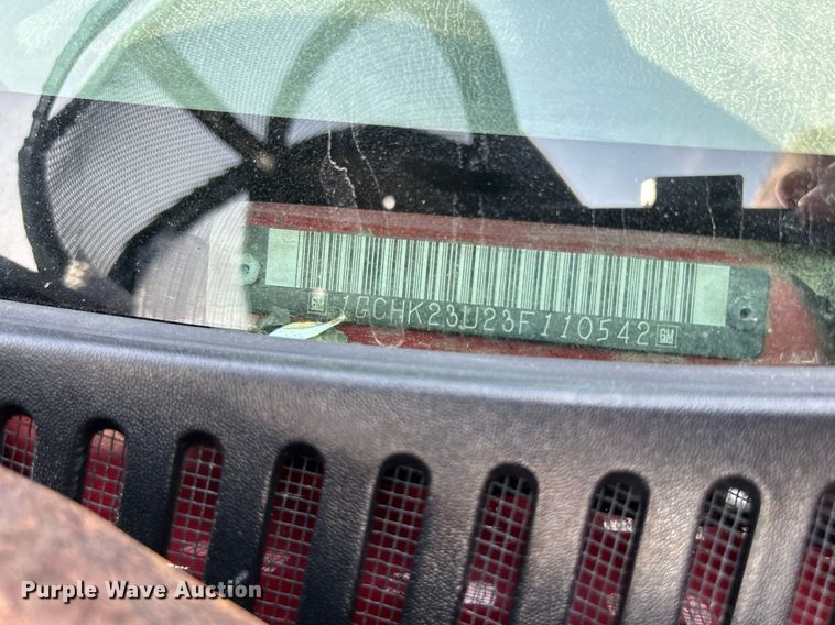 image for item DR4625 2003 Chevrolet Silverado 2500HD  Crew Cab utility bed pickup truck