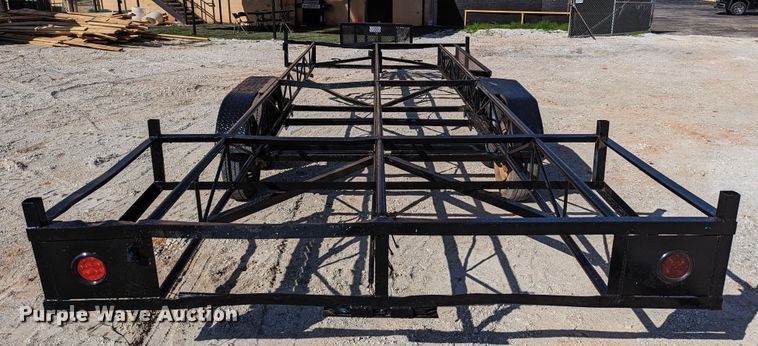 image for item DR6915 Shop built  pole trailer