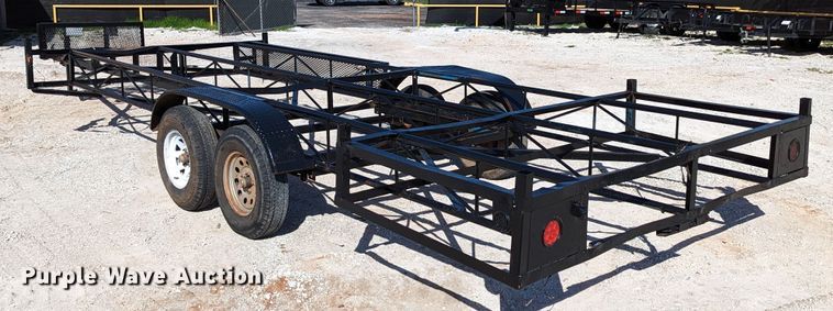 image for item DR6915 Shop built  pole trailer