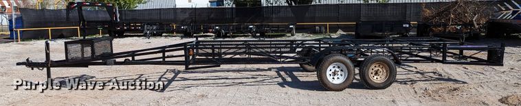 image for item DR6915 Shop built  pole trailer