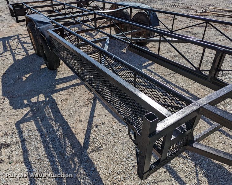 image for item DR6915 Shop built  pole trailer