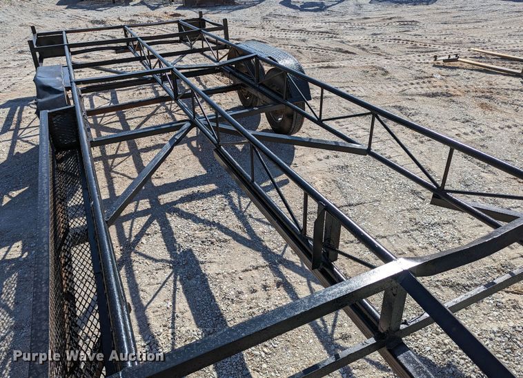 image for item DR6915 Shop built  pole trailer