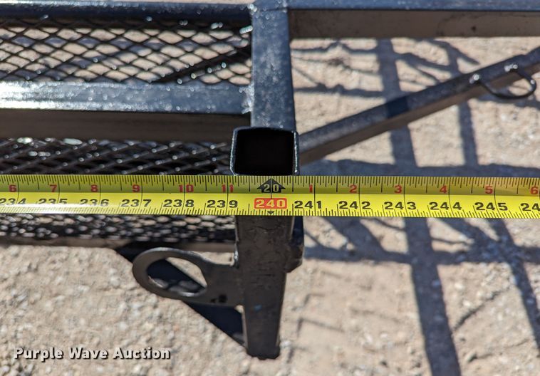 image for item DR6915 Shop built  pole trailer