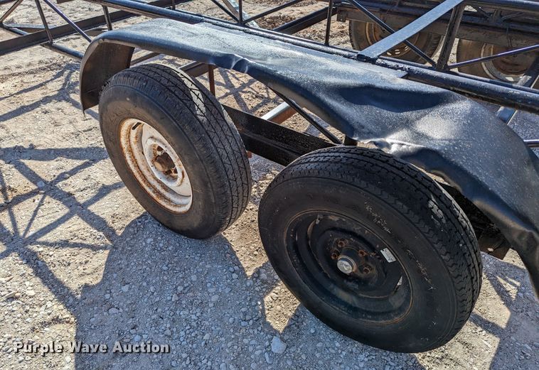 image for item DR6915 Shop built  pole trailer