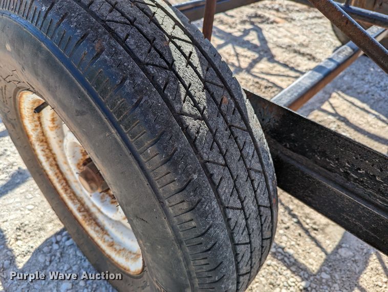 image for item DR6915 Shop built  pole trailer