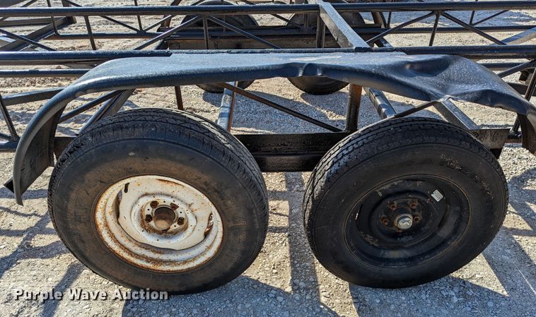 image for item DR6915 Shop built  pole trailer