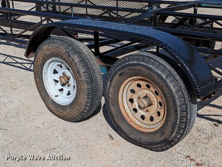 image for item DR6915 Shop built  pole trailer