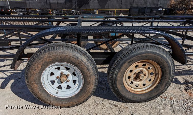 image for item DR6915 Shop built  pole trailer