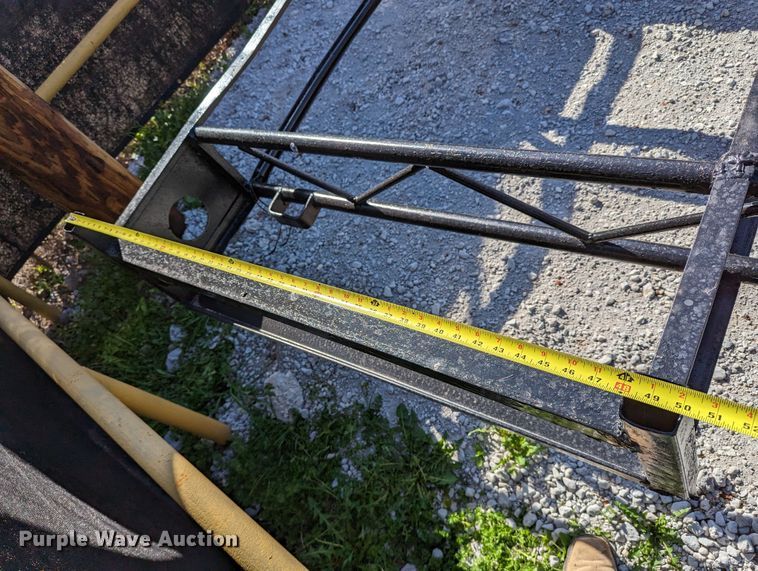 image for item DR6916 Shop built  pole trailer