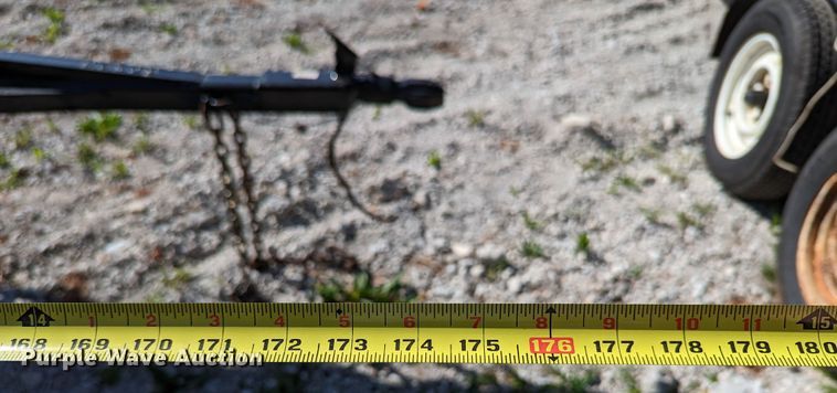 image for item DR6916 Shop built  pole trailer