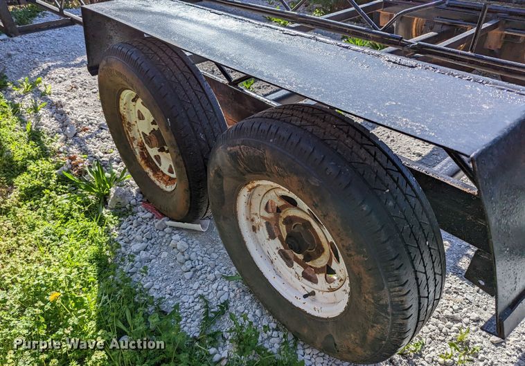 image for item DR6916 Shop built  pole trailer