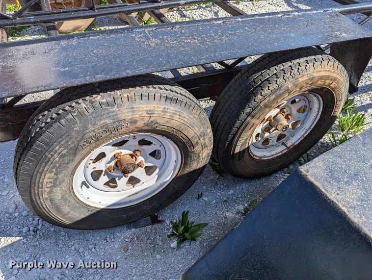 image for item DR6916 Shop built  pole trailer