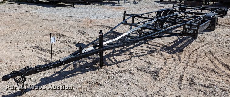 image for item DR6921 Shop built  pole trailer