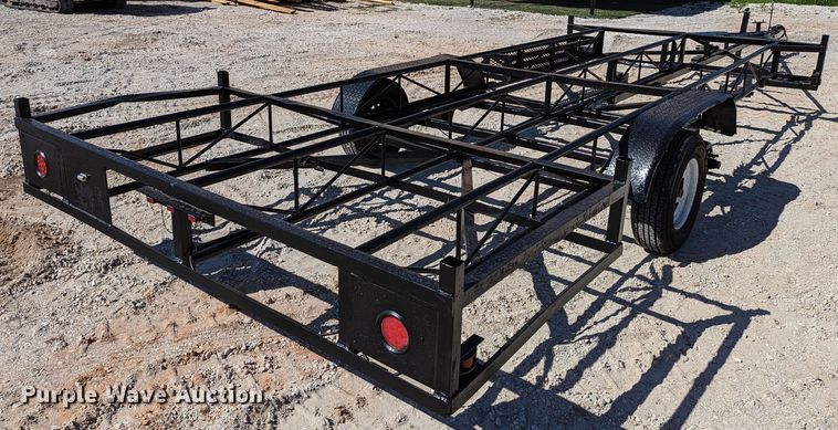 image for item DR6921 Shop built  pole trailer