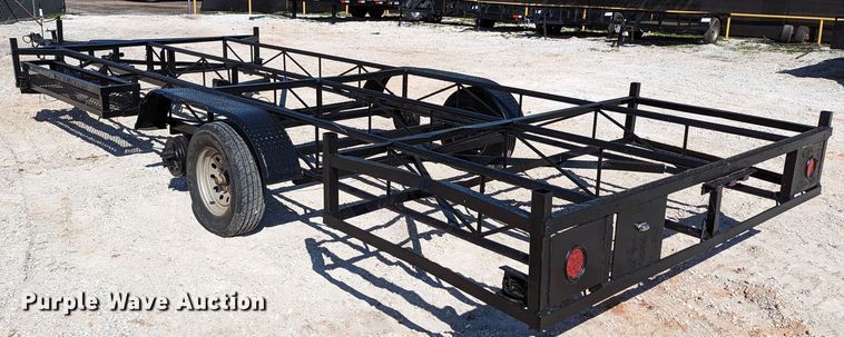 image for item DR6921 Shop built  pole trailer