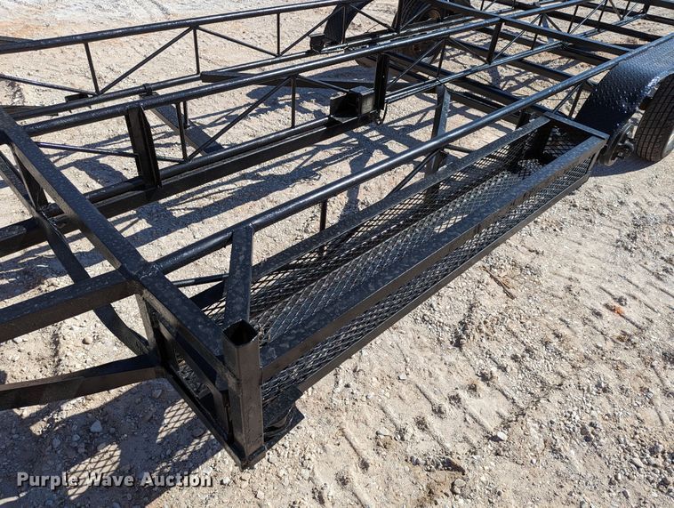 image for item DR6921 Shop built  pole trailer