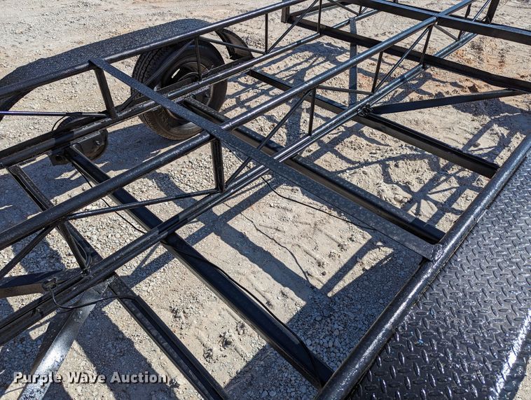 image for item DR6921 Shop built  pole trailer