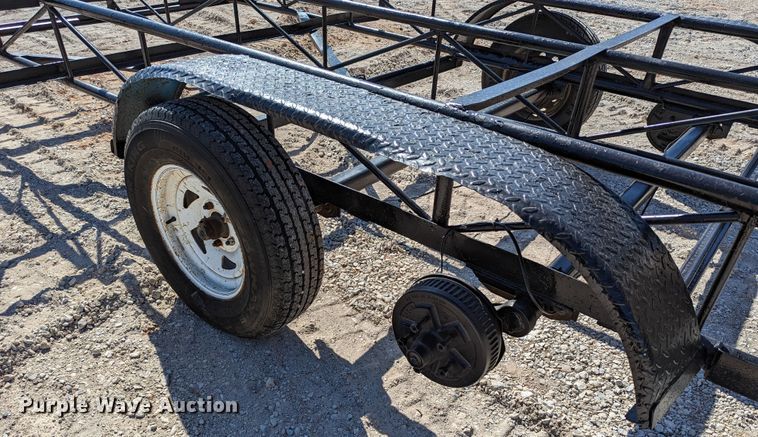image for item DR6921 Shop built  pole trailer