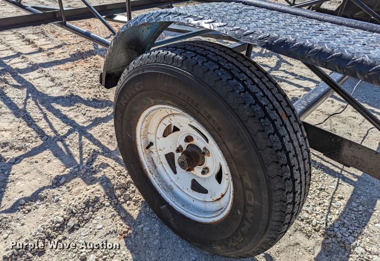 image for item DR6921 Shop built  pole trailer