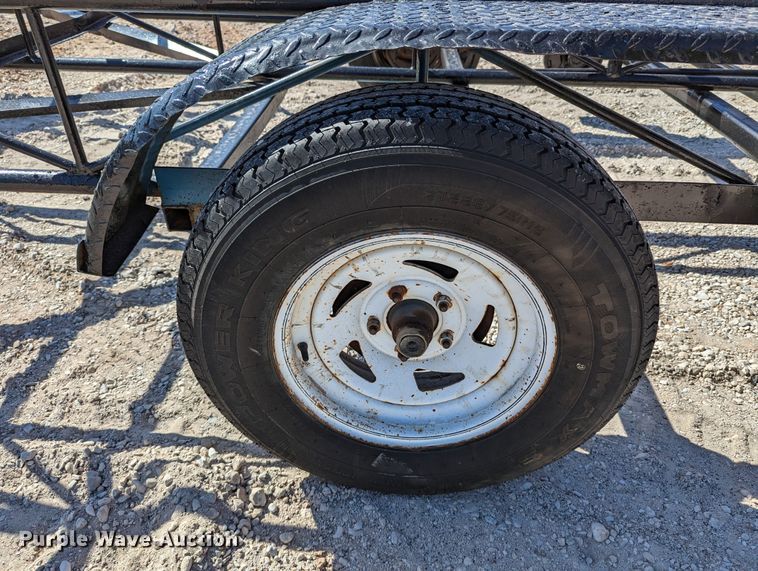 image for item DR6921 Shop built  pole trailer