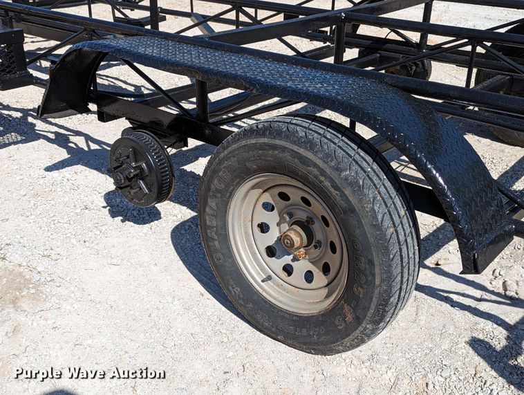 image for item DR6921 Shop built  pole trailer