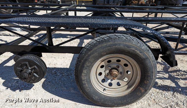 image for item DR6921 Shop built  pole trailer