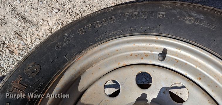 image for item DR6921 Shop built  pole trailer