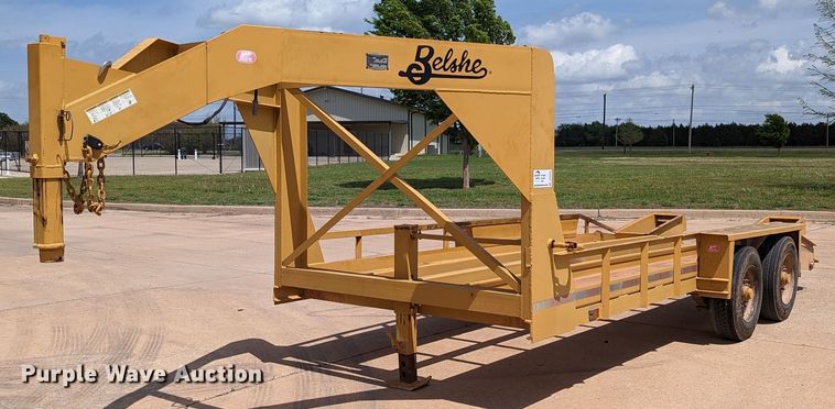 image for item DR6935 1997 Belshe T-18  equipment trailer