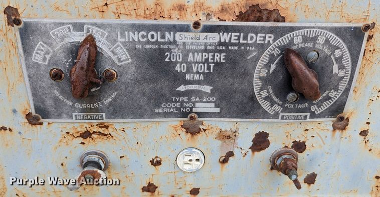 image for item DR6964 Lincoln SA-200  welder/generator
