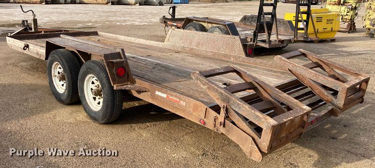 image for item HN9866 1995 Shop built  equipment trailer