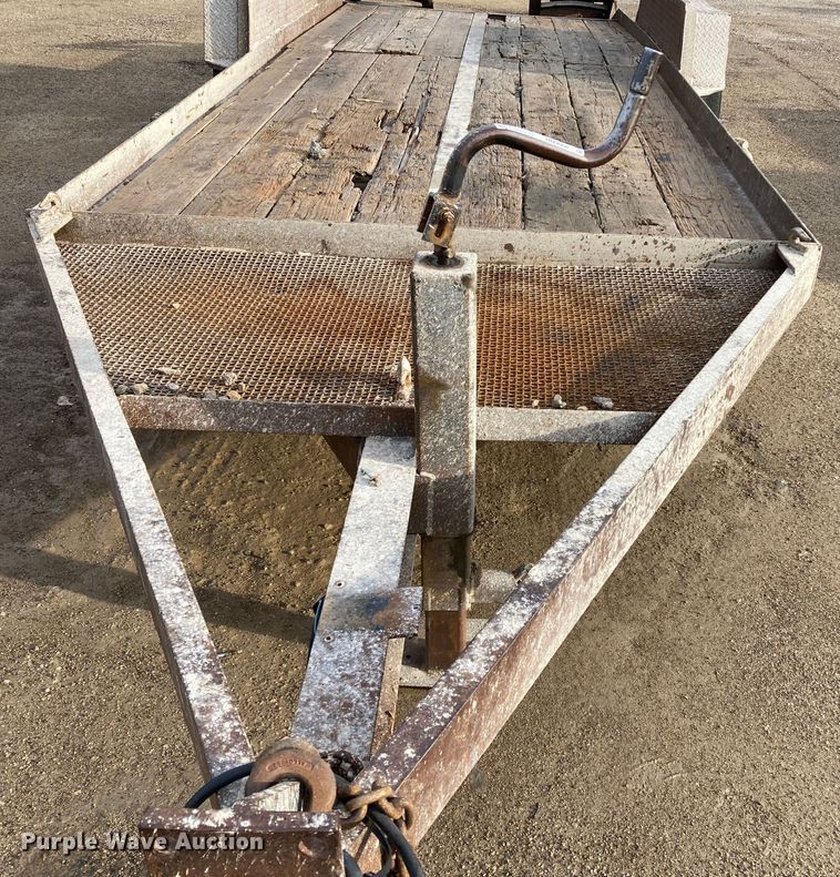 image for item HN9866 1995 Shop built  equipment trailer