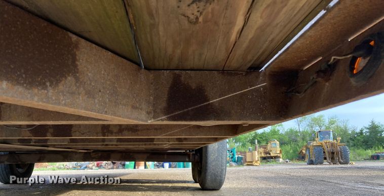 image for item HN9866 1995 Shop built  equipment trailer