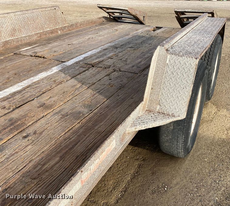 image for item HN9866 1995 Shop built  equipment trailer