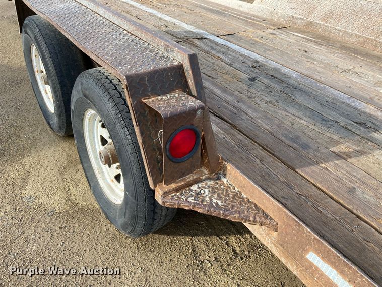 image for item HN9866 1995 Shop built  equipment trailer