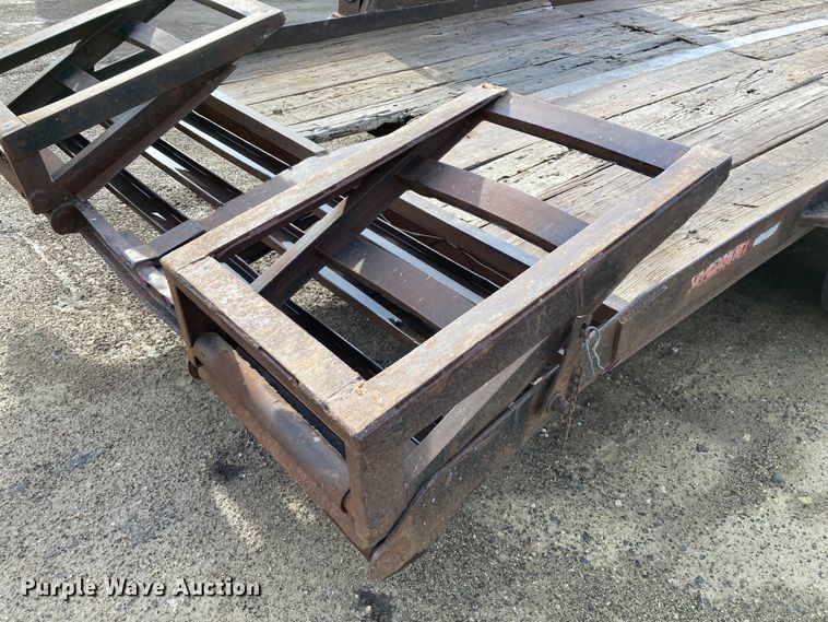 image for item HN9866 1995 Shop built  equipment trailer