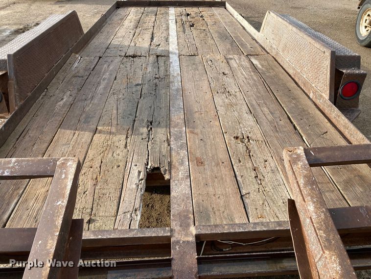 image for item HN9866 1995 Shop built  equipment trailer