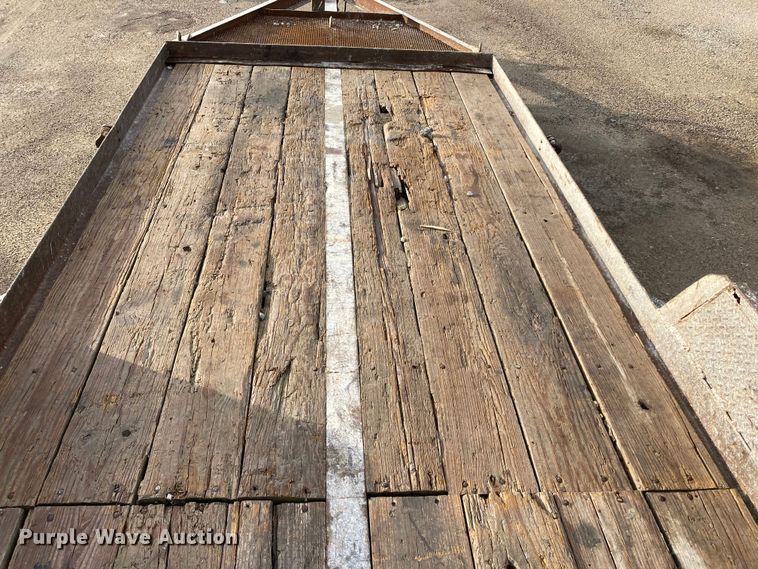 image for item HN9866 1995 Shop built  equipment trailer