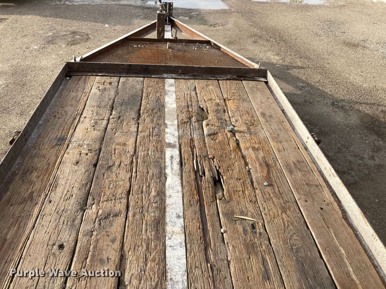 image for item HN9866 1995 Shop built  equipment trailer