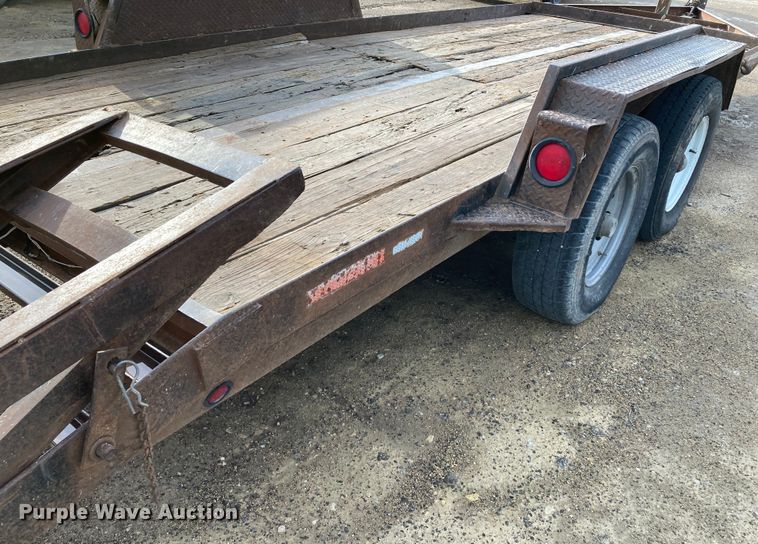 image for item HN9866 1995 Shop built  equipment trailer