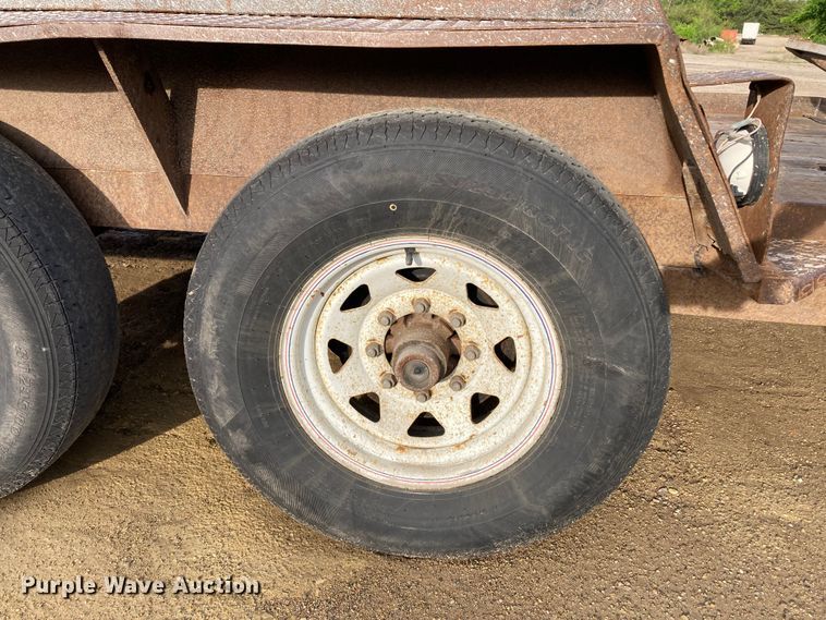 image for item HN9866 1995 Shop built  equipment trailer