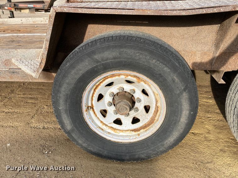 image for item HN9866 1995 Shop built  equipment trailer