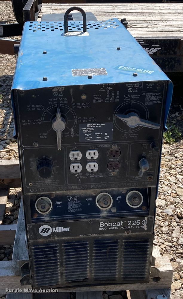 image for item HN9870 Miller Bobcat 225G  welder/generator